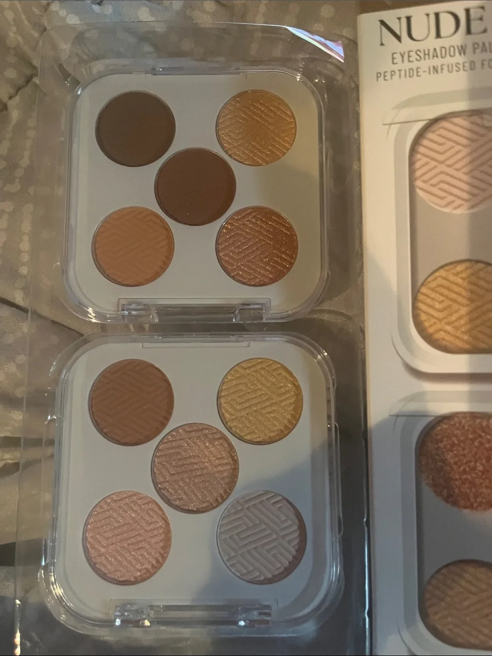 Essentials Nude Essentials Eyeshadow Quads - Brown, Gold, Cream, Tan